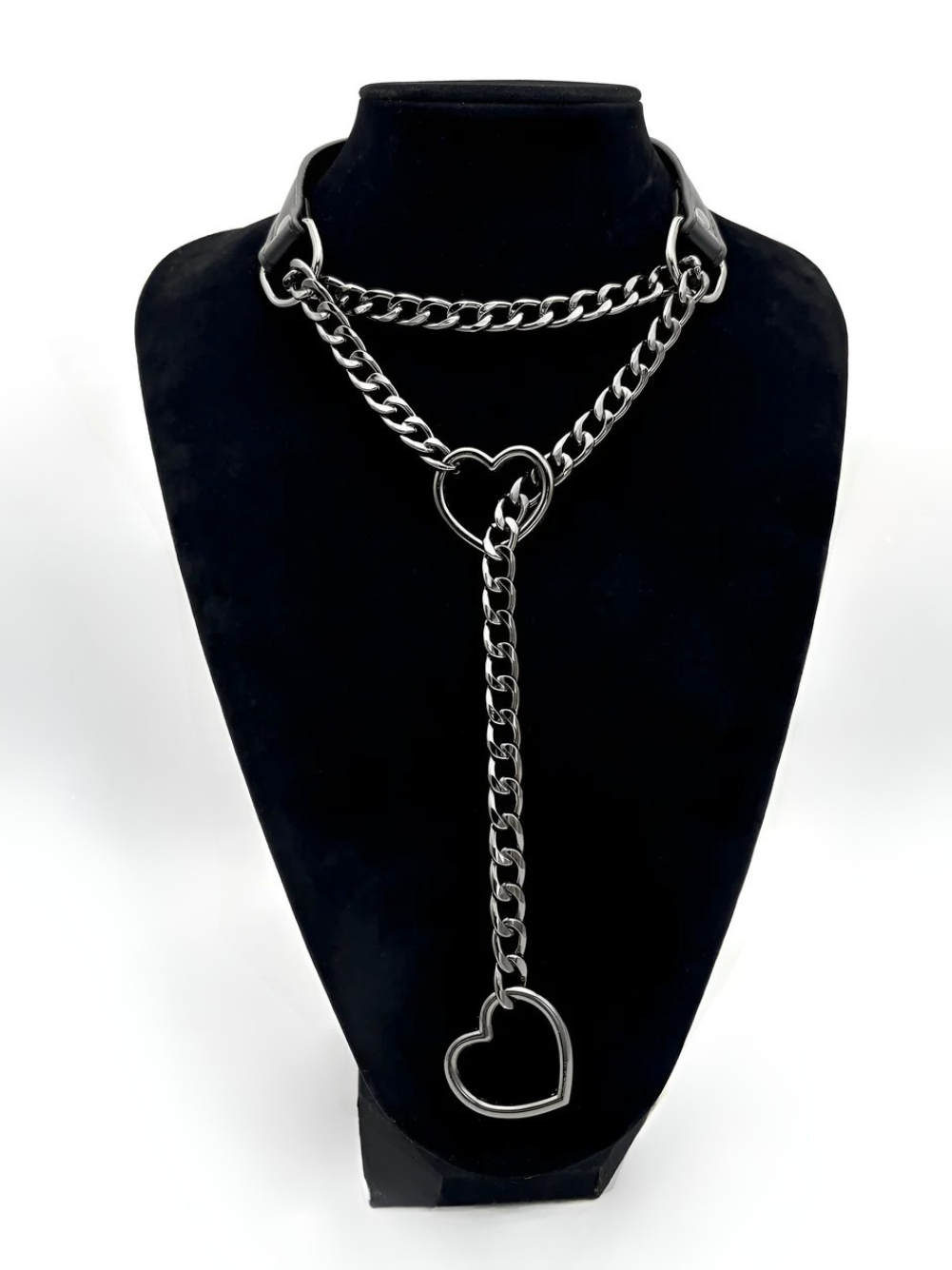 Leather Choker Slip Chain