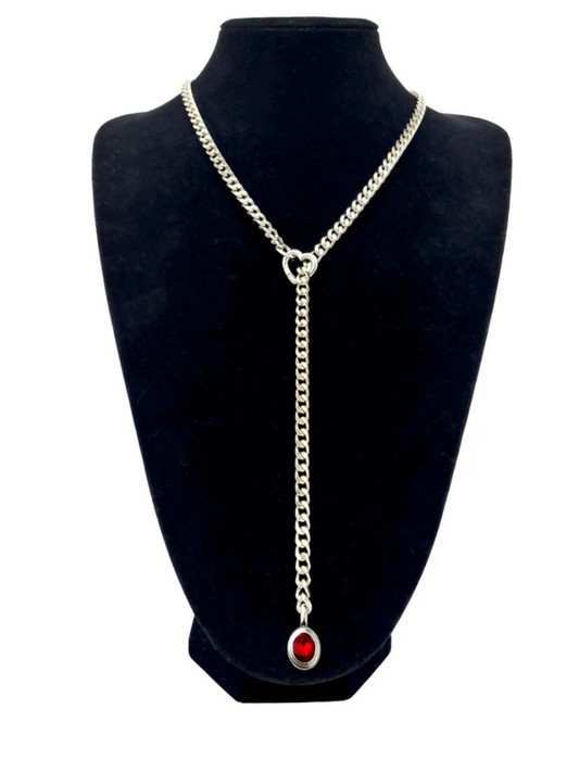 Crystal Charm Slip Chain