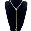 Crystal Charm Slip Chain