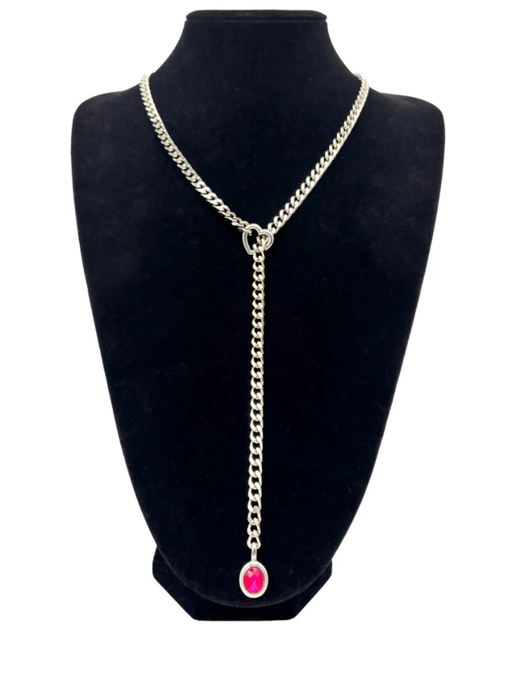 Crystal Charm Slip Chain