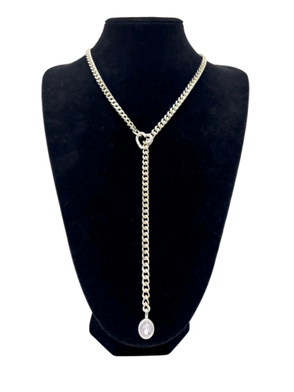 Crystal Charm Slip Chain