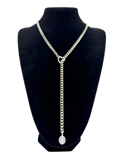 Crystal Charm Slip Chain