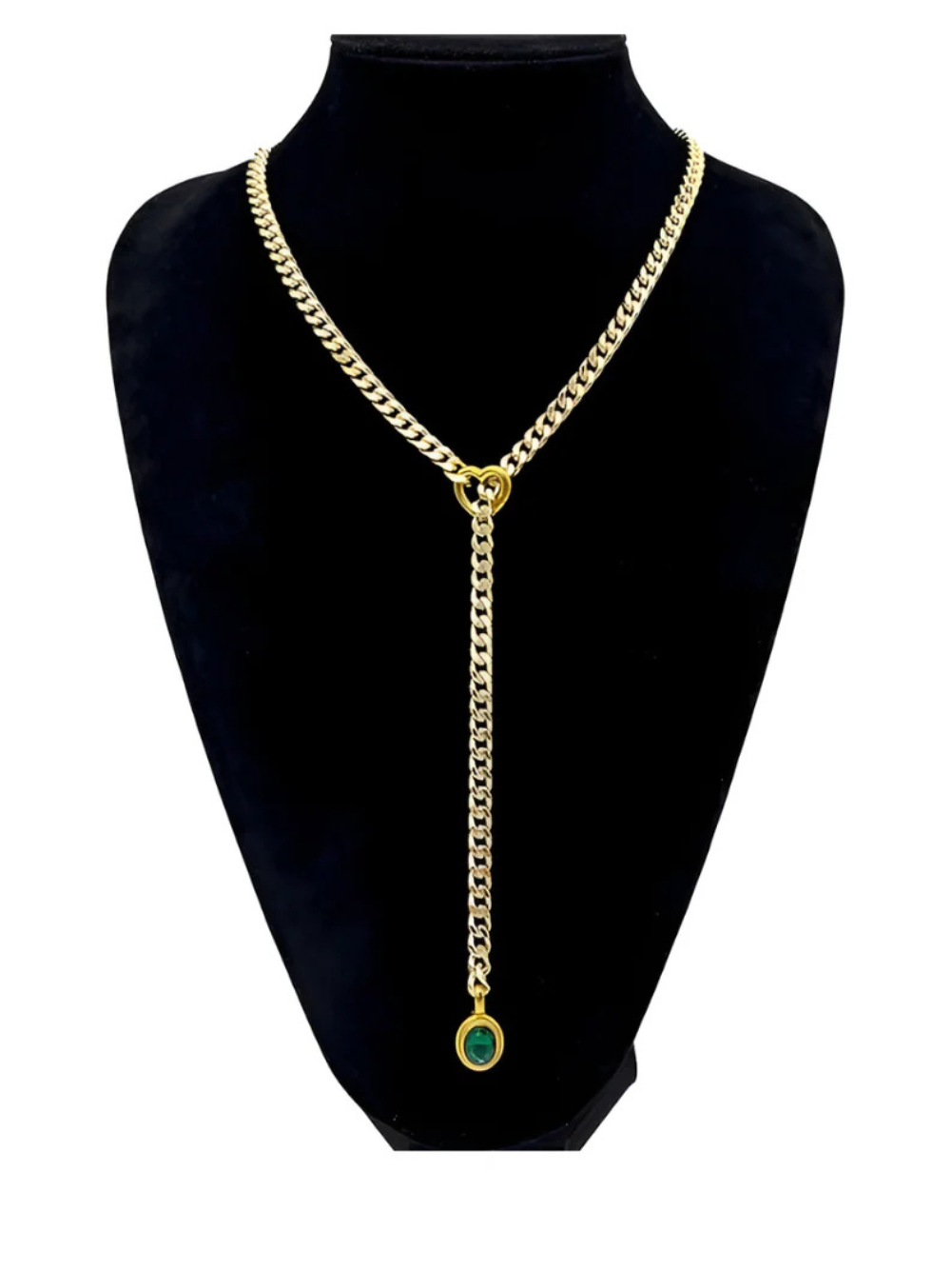 Crystal Charm Slip Chain