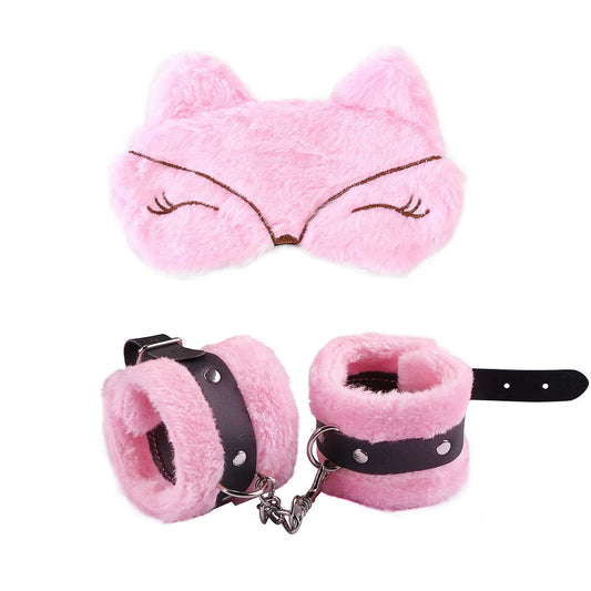 Blindfold & Handcuff Bundled