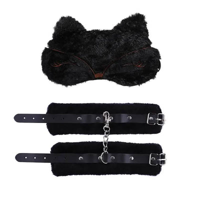 Blindfold & Handcuff Bundled