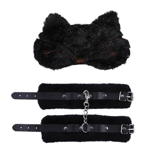 Blindfold & Handcuff Bundled